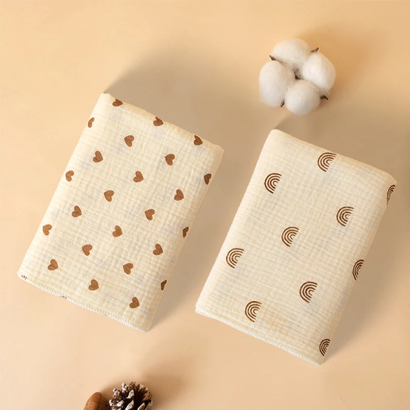 Couverture bébé en gaze de coton – Douce et légère