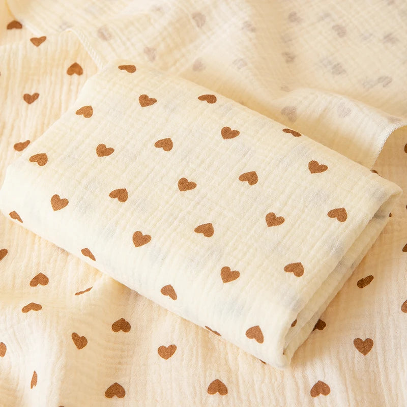 Couverture bébé en gaze de coton – Douce et légère