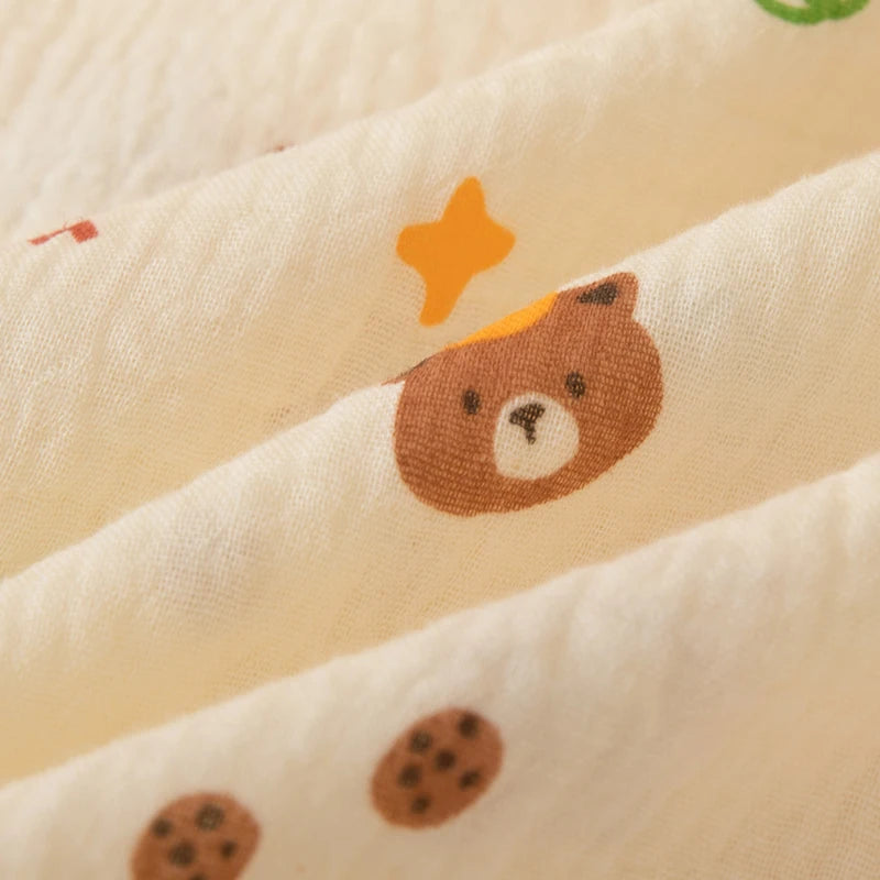 Couverture bébé en gaze de coton – Douce et légère
