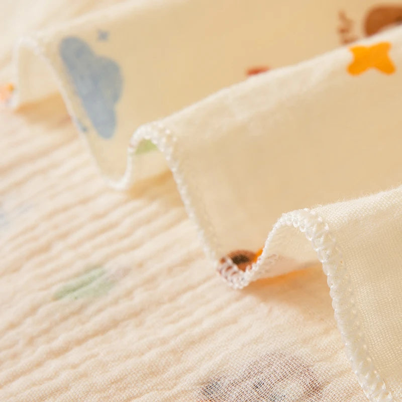 Couverture bébé en gaze de coton – Douce et légère